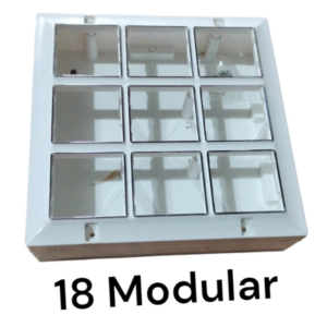 18 Modular Silverline Surface Gang Box Mounting Box Pack of 5

TOTAL 5 PIECES