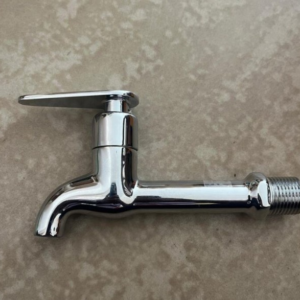 15mm Bib Cock Brass Long Body Round Break Water Tap Chrome Finish Box Pack 4 Pic